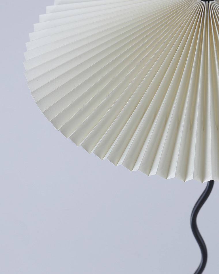Lampe de table plissée ondulée WOMO-WM8001