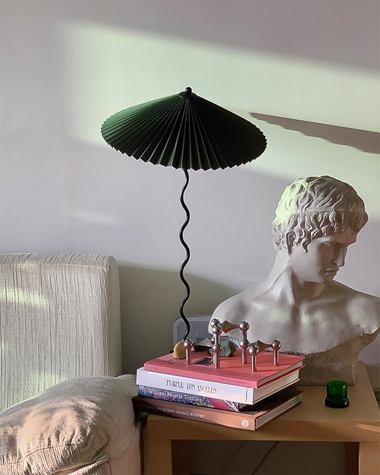 Lampe de table plissée ondulée WOMO-WM8001