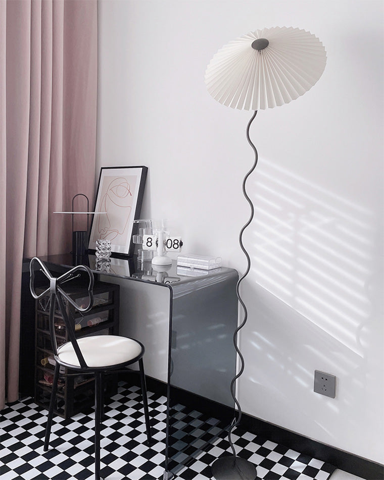 Lampe de table plissée ondulée WOMO-WM8001