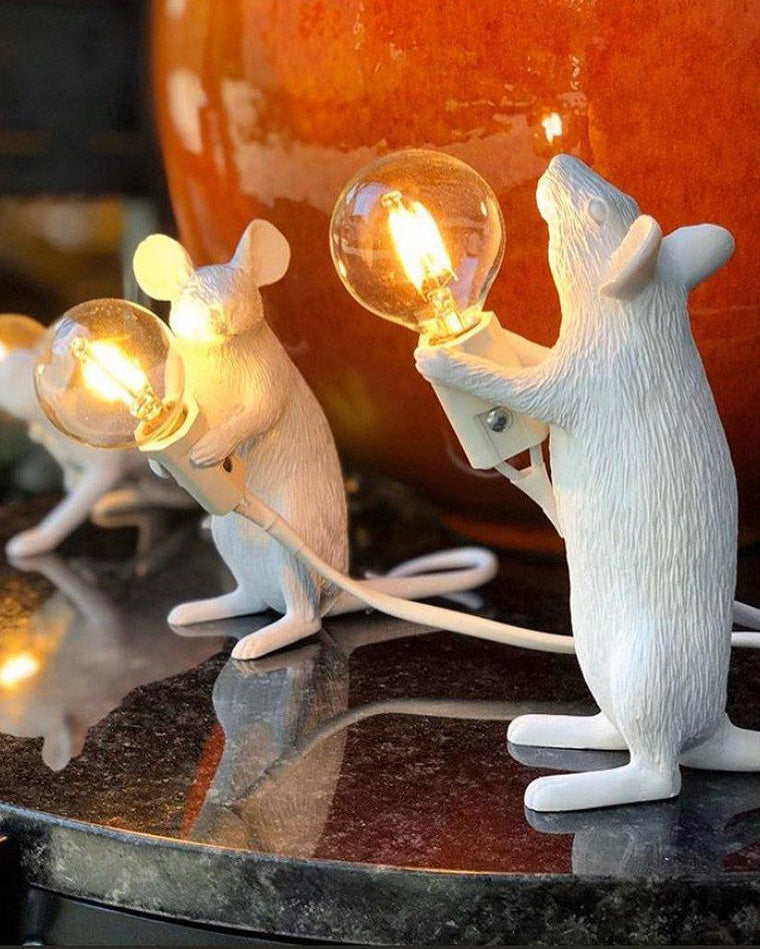 WOMO Lampes à poser Petit Animal Souris-WM8004