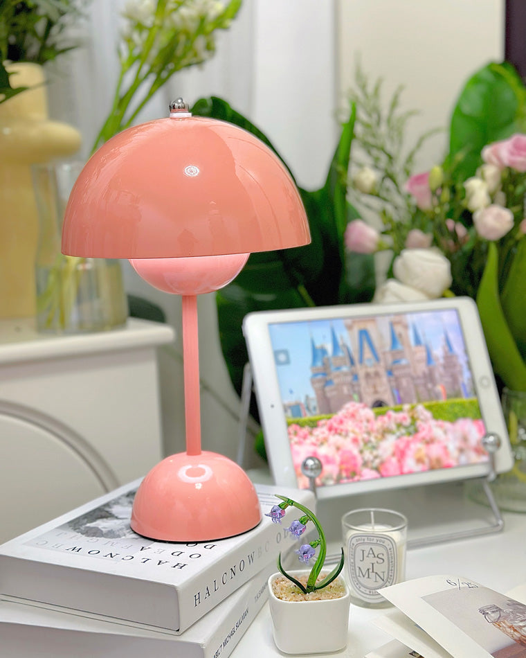WOMO Multicoloured Mushroom Table Lamps for Children-WM8021