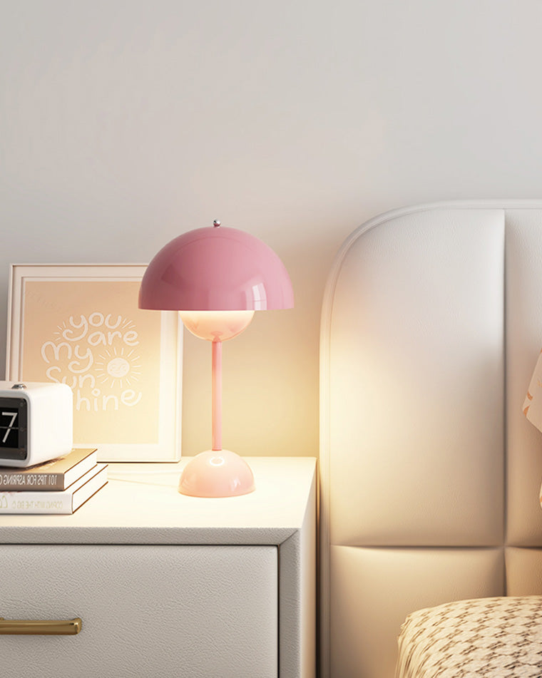 WOMO Multicoloured Mushroom Table Lamps for Children-WM8021