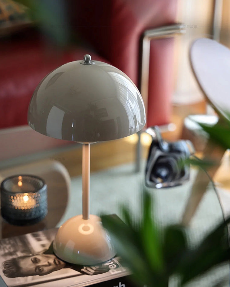 WOMO Multicoloured Mushroom Table Lamps for Children-WM8021
