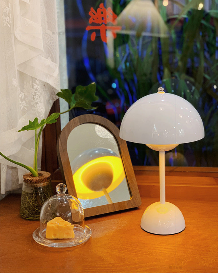 WOMO Multicoloured Mushroom Table Lamps for Children-WM8021