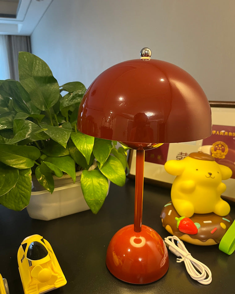 WOMO Multicoloured Mushroom Table Lamps for Children-WM8021