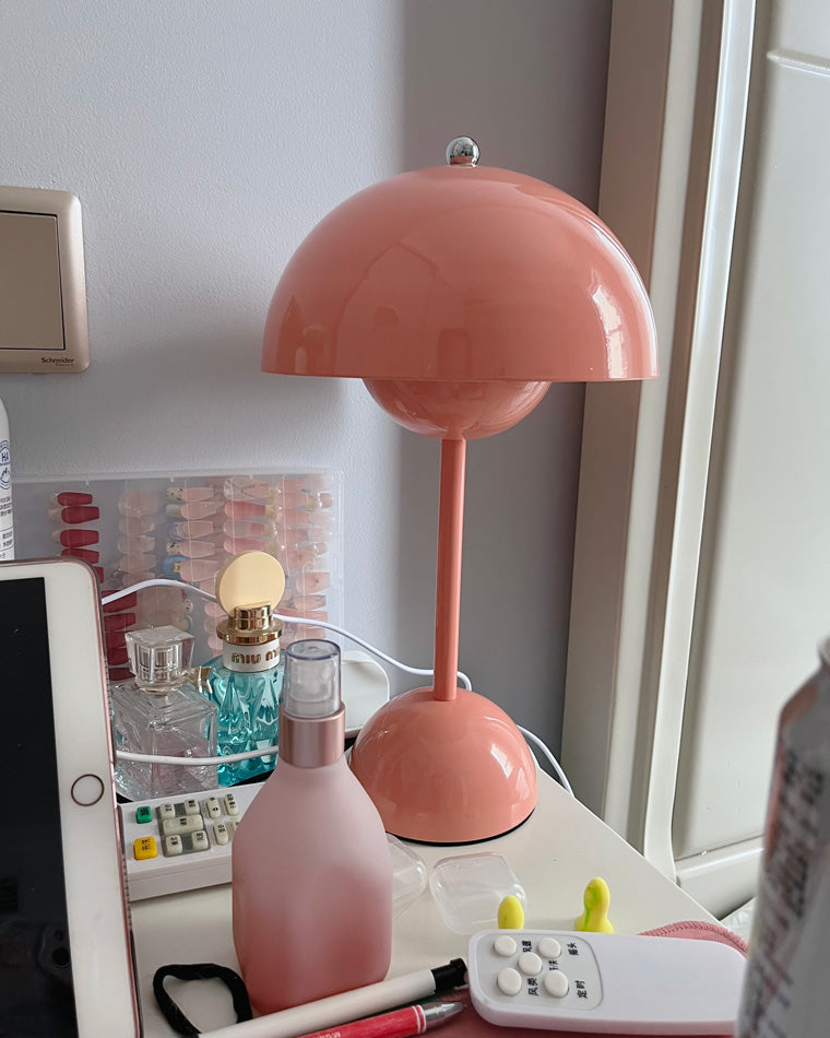 WOMO Multicoloured Mushroom Table Lamps for Children-WM8021