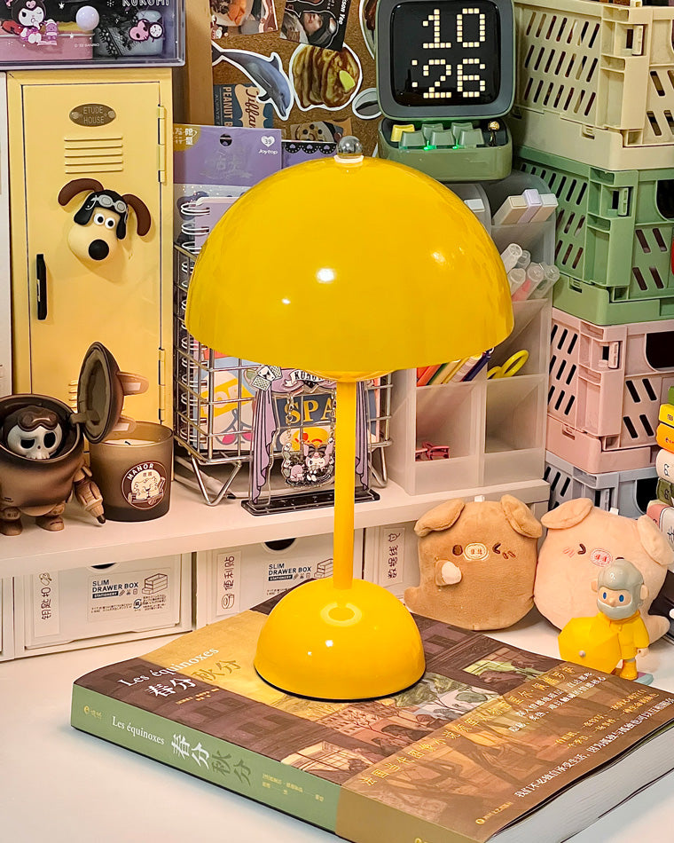 WOMO Multicoloured Mushroom Table Lamps for Children-WM8021