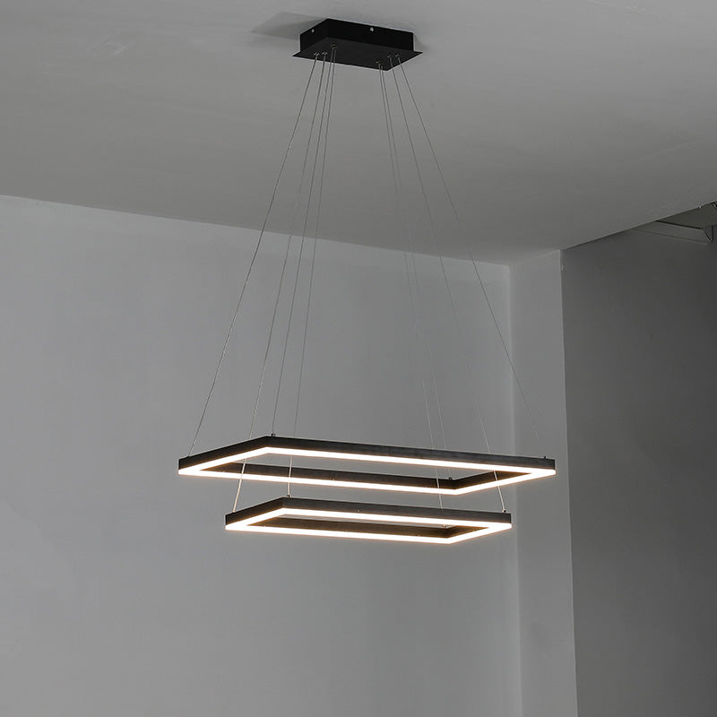 WOMO Lustre Rectangulaire Led Luxe-WM2120