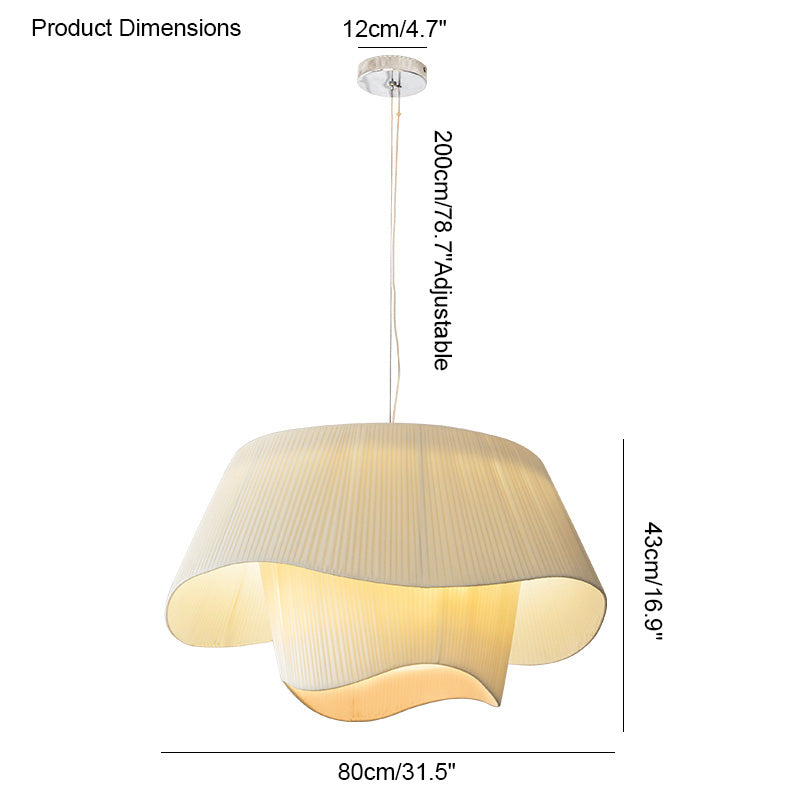 WOMO Suspension Tissu pour Chambre Japandi-WM2130