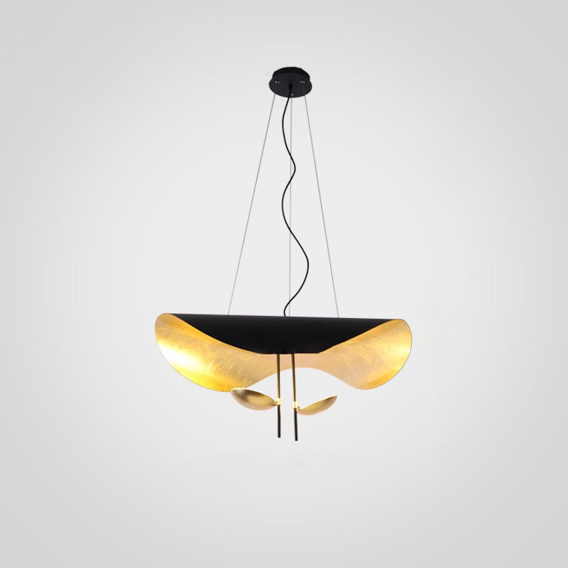 WOMO Suspension Feuille Metal Art Déco-WM2088