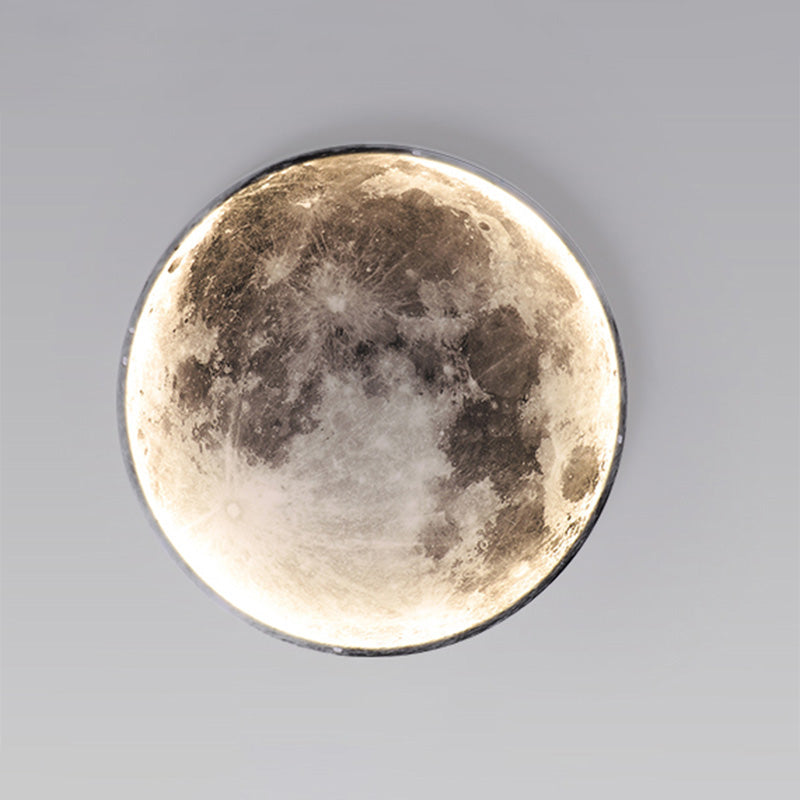 WOMO Appliques Murale Rond Lune/Terre - WM6102