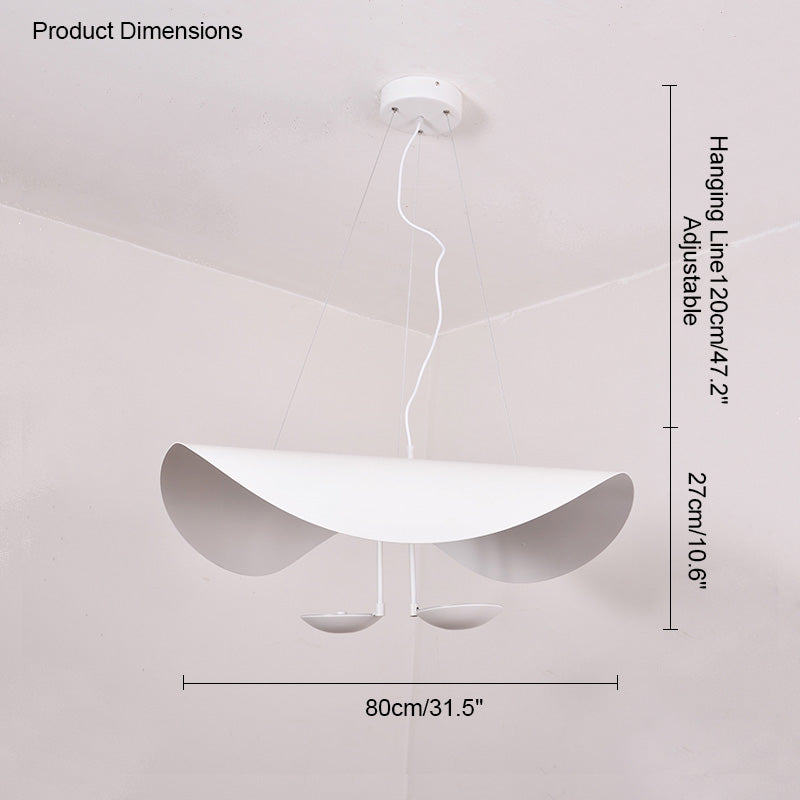 WOMO Suspension Feuille Metal Art Déco-WM2088