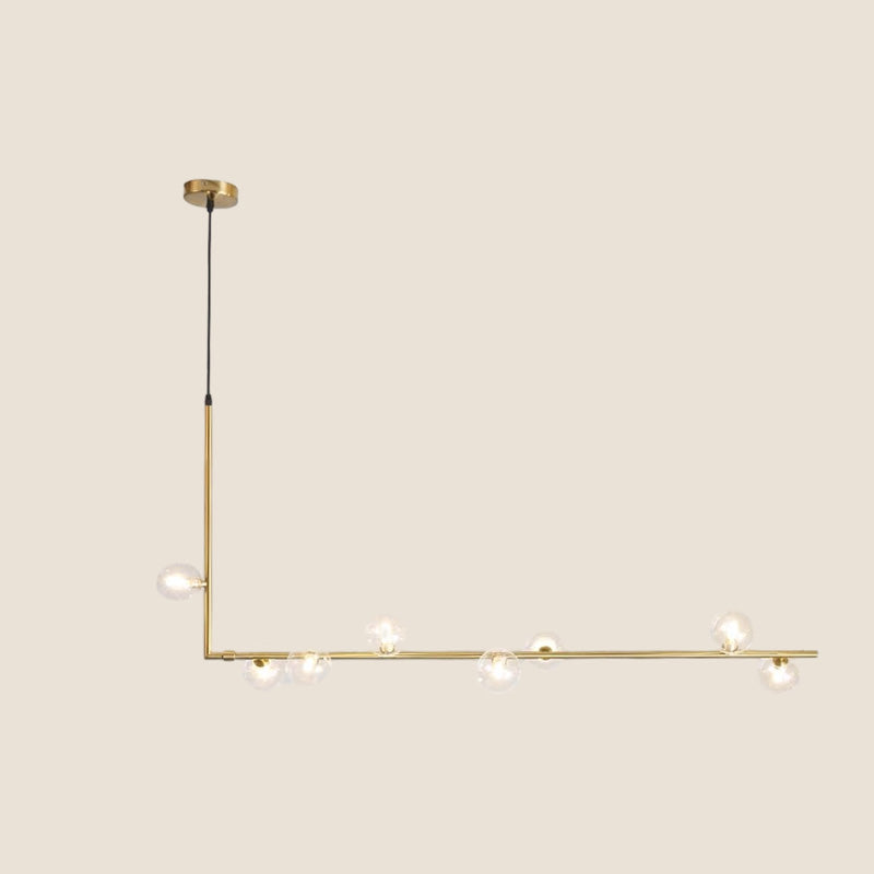 WOMO Lustre Lineaire Boule Verre-WM2090