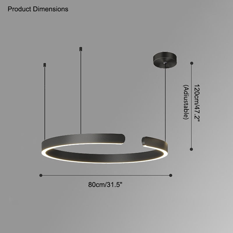 WOMO Lustre Multiple Cercle Led-WM2009