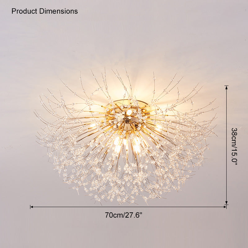 WOMO Plafonnier Cristal Moderne Chambre - WM1014