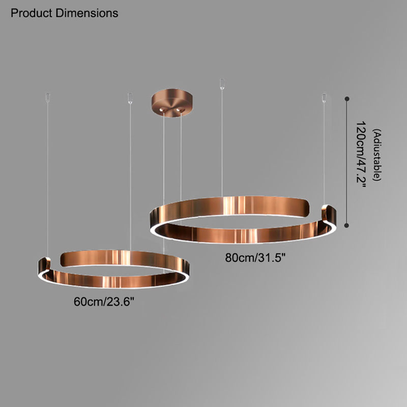 WOMO Lustre Multiple Cercle Led-WM2009
