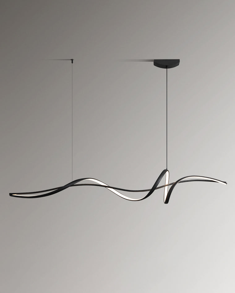 WOMO Suspension Lineaire Vague Led Minimaliste-WM2299