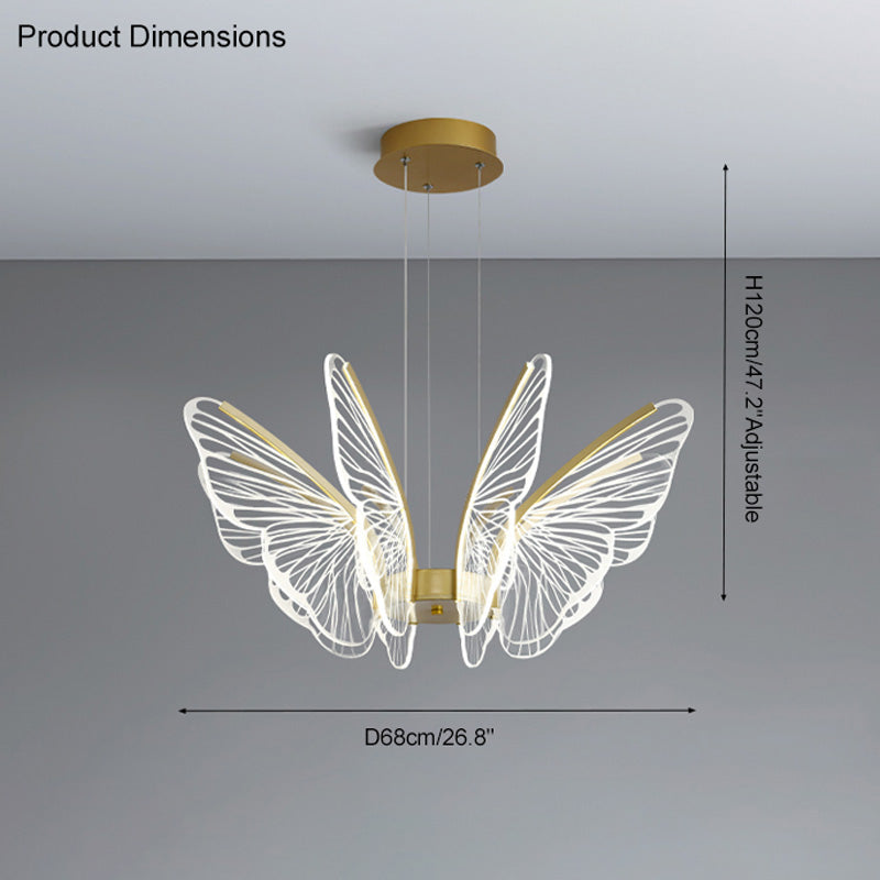 WOMO Lustre Papillon Salle à Manger Decoratif-WM2036