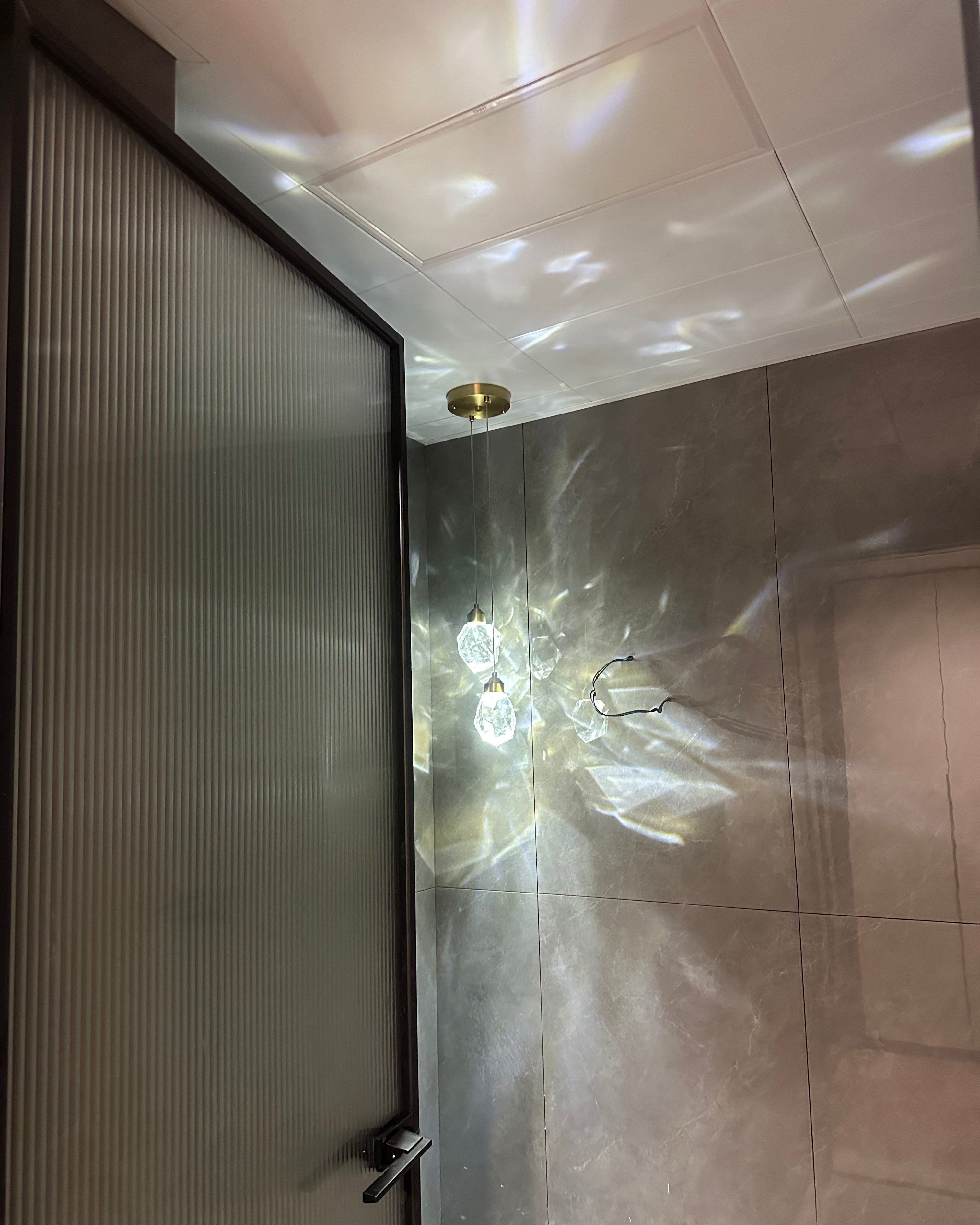 WOMO Lustre Cristal Doré Plusieurs Ampoules-WM2189
