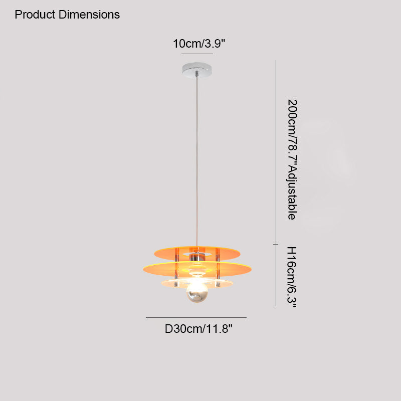 WOMO Suspension Petite Colorée Design-WM2098