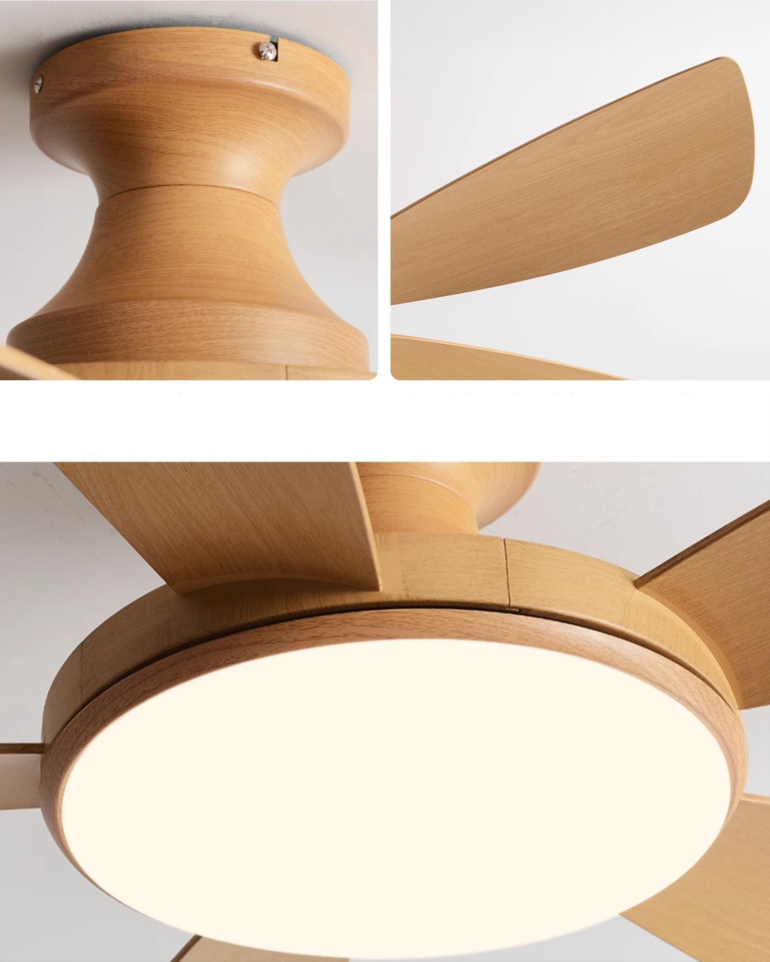 WOMO Ventilateur de plafond bas 5 Pales-WM5190