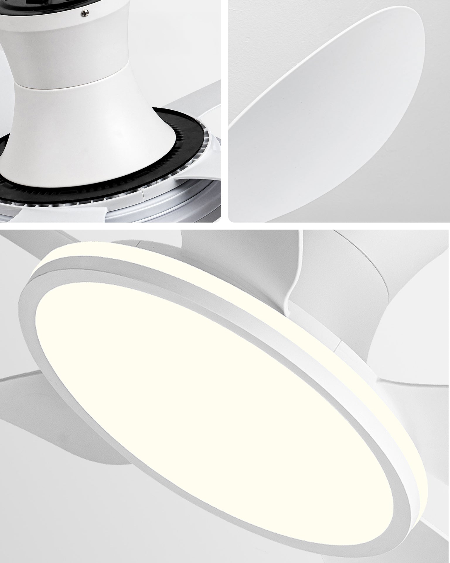 Lampe de ventilateur de plafond moderne à profil bas WOMO- WM5239
