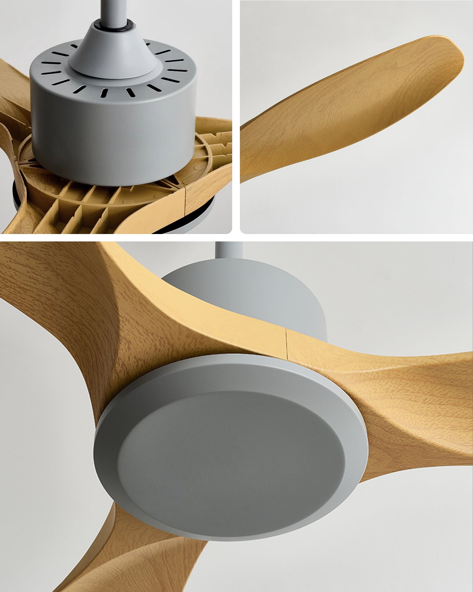 WOMO Ventilateur de plafond 3 Pales Moderne- WM5243