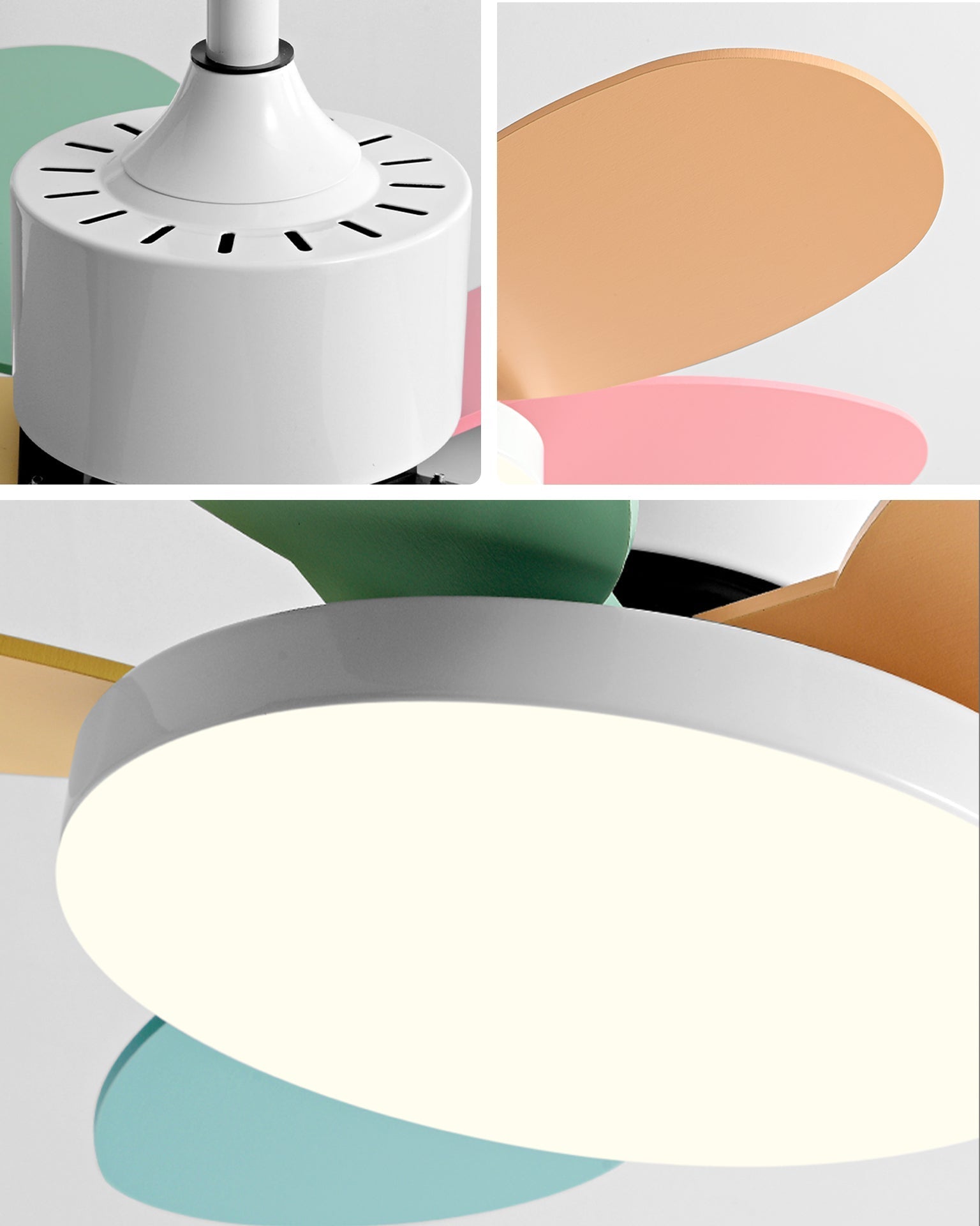 Lampe de ventilateur de plafond pour enfants WOMO 36 pouces - WM5236