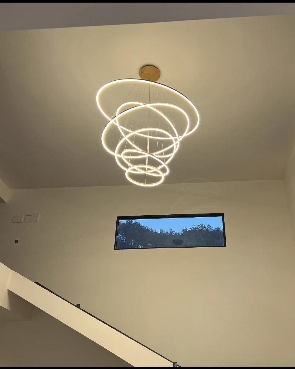 WOMO Lustre Multiple Cercle Led Luxe-WM2159