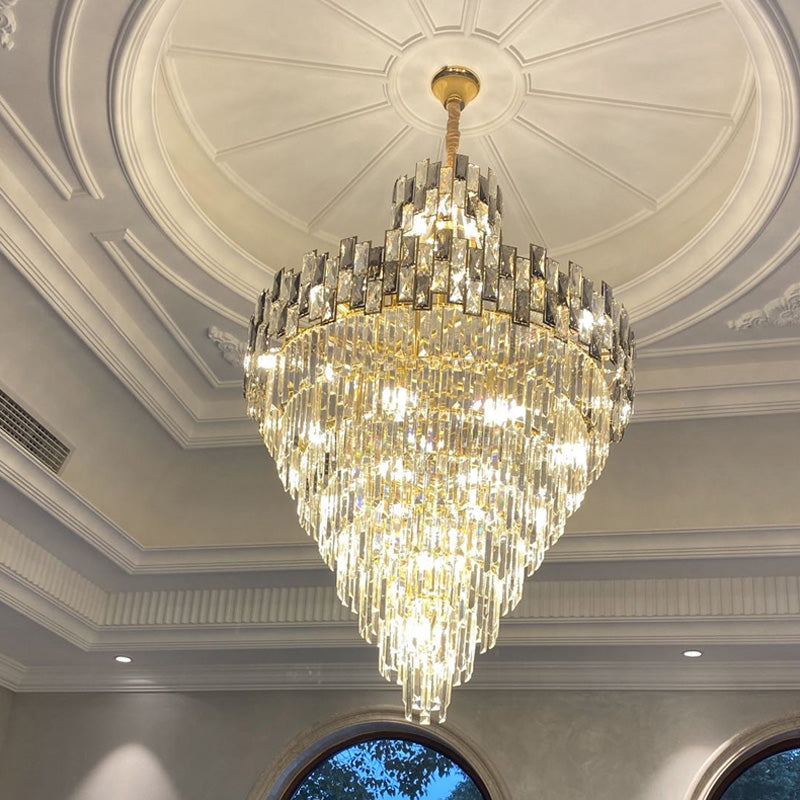 Lustre en cristal massif à plusieurs niveaux WOMO-WM2380