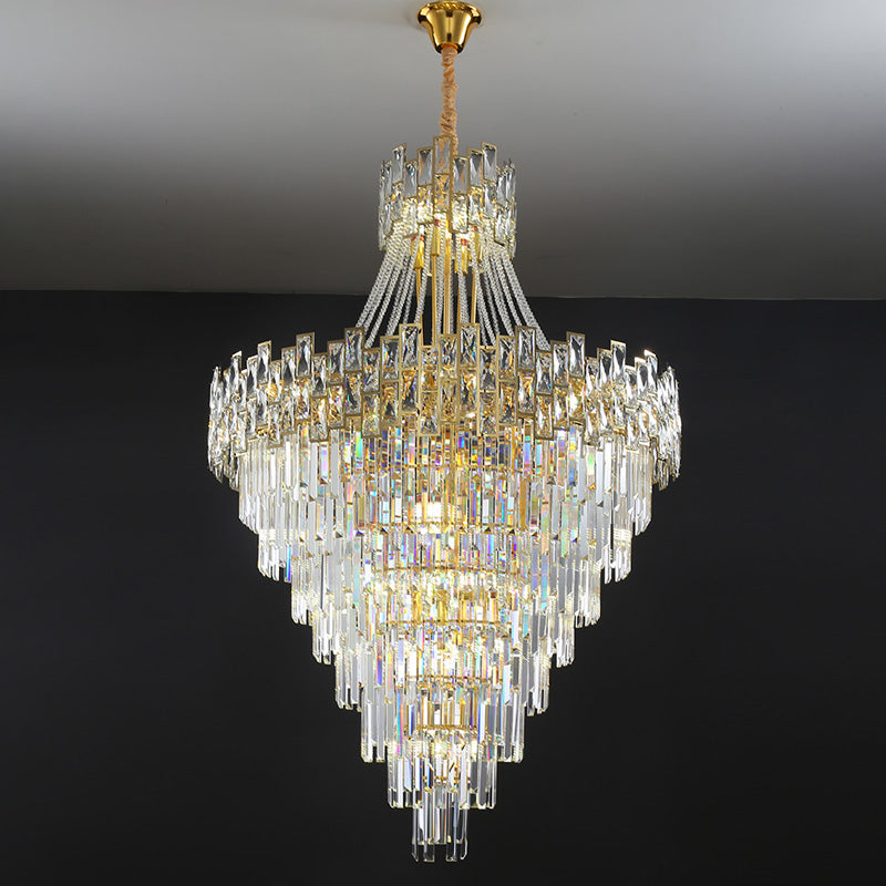 Lustre en cristal massif à plusieurs niveaux WOMO-WM2380