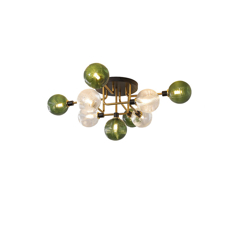 WOMO Plafonnier Multiple Boule Verre-WM1110