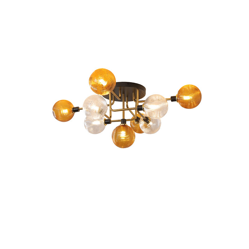 WOMO Plafonnier Multiple Boule Verre-WM1110