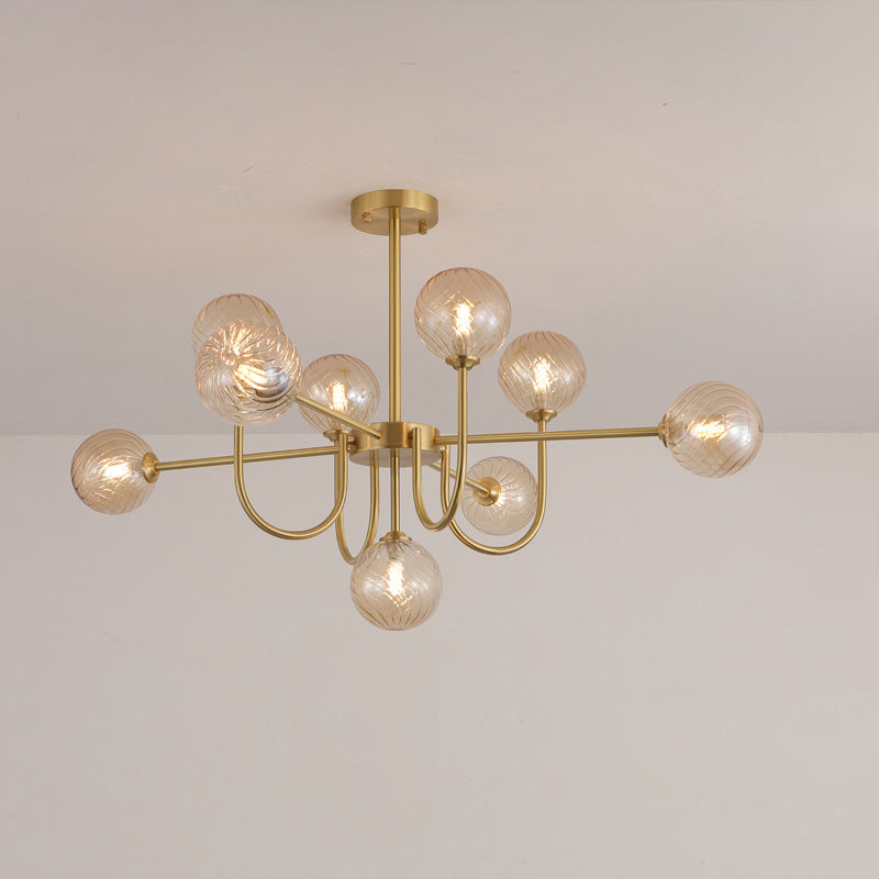 WOMO Lustre Branche Boule en Verre-WM2255