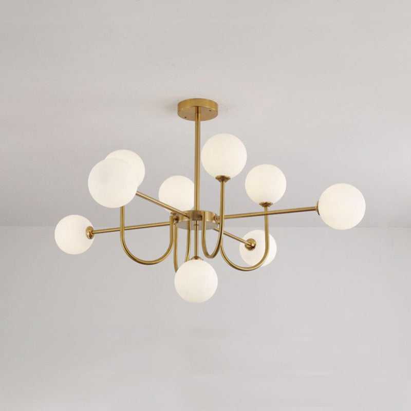 WOMO Lustre Branche Boule en Verre-WM2255