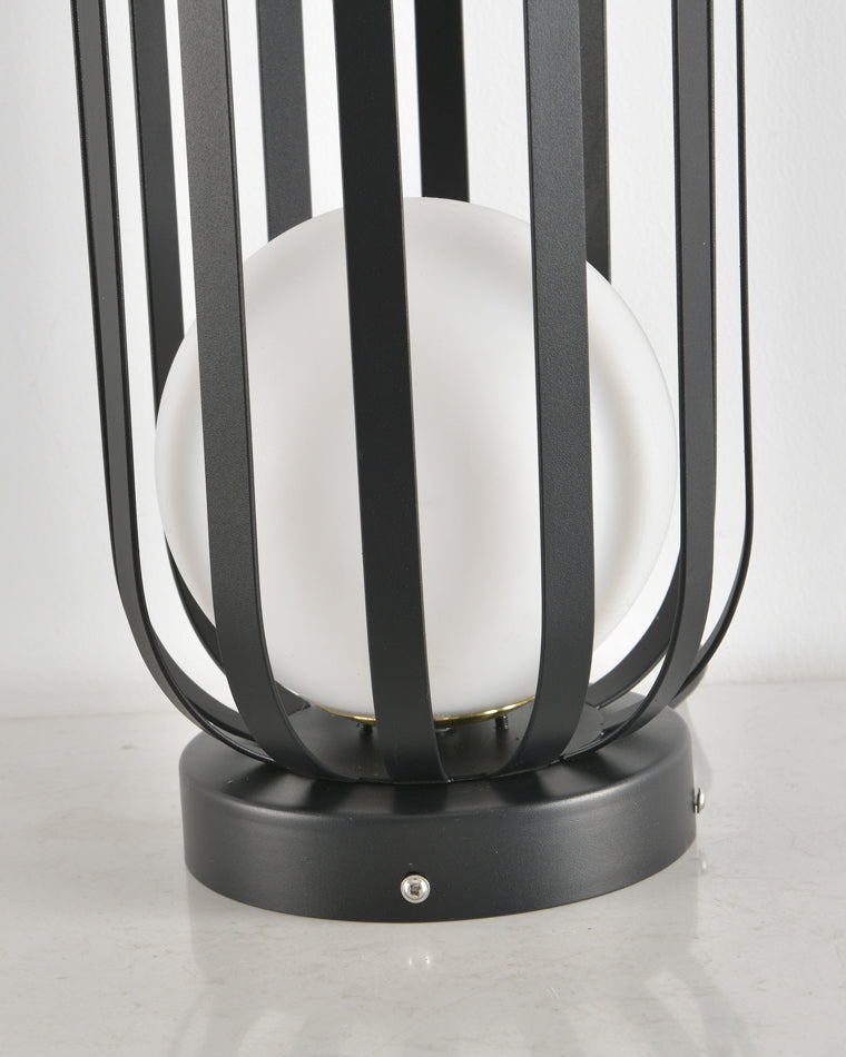 WOMO Lampadaire Extérieur de sol Solaire Rechargeable pour Terrasse-WM9004
