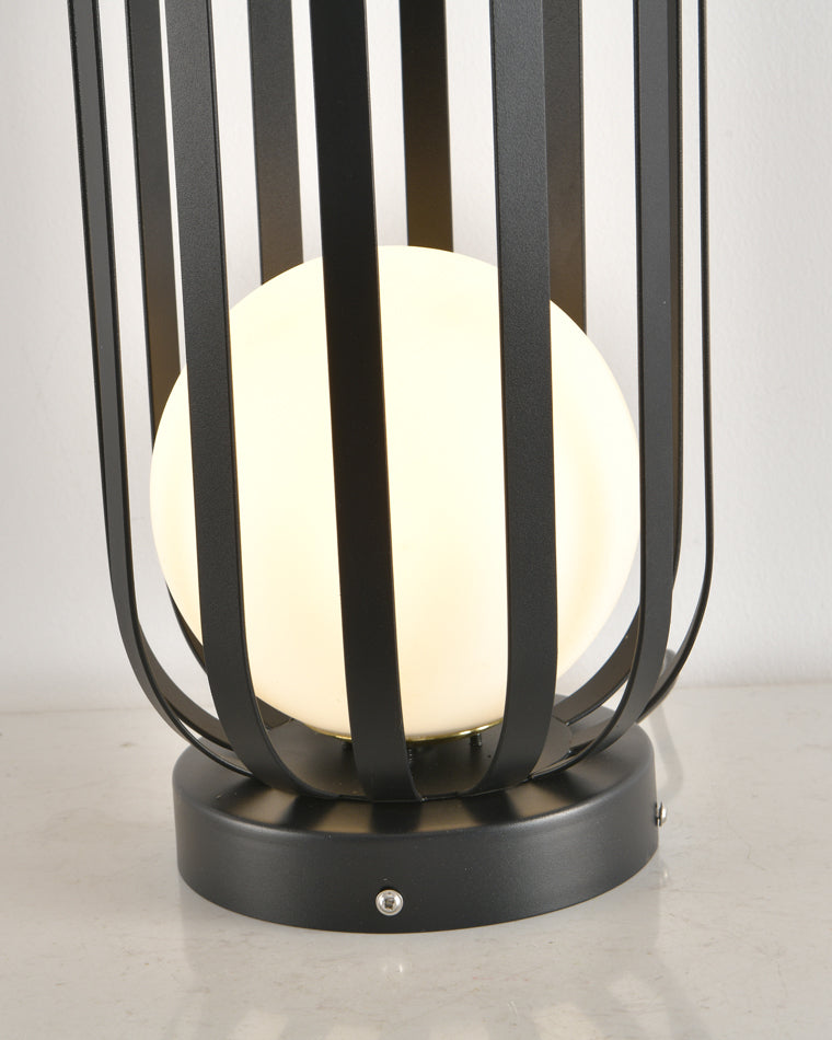 WOMO Lampadaire Extérieur de sol Solaire Rechargeable pour Terrasse-WM9004