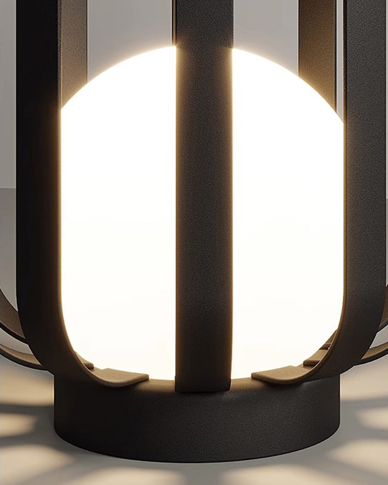 WOMO Lampadaire Extérieur de sol Solaire Rechargeable pour Terrasse-WM9004