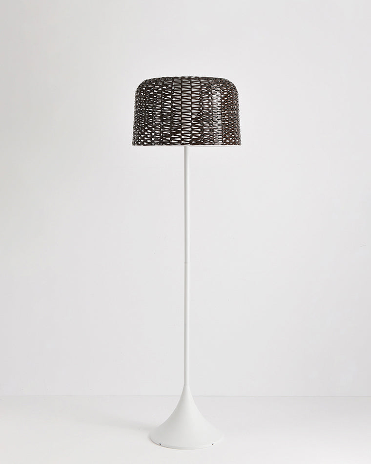 WOMO Lampadaire Extérieur de sol Solaire en Rotin-WM9011