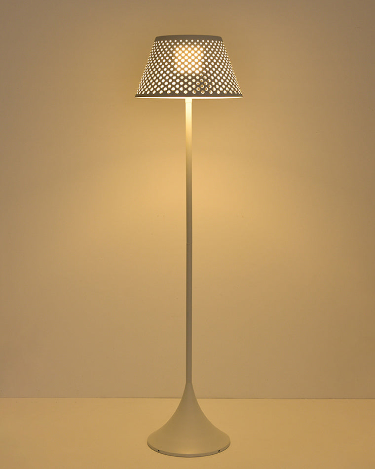 WOMO Lampadaire Extérieur de sol Solaire en Rotin-WM9011
