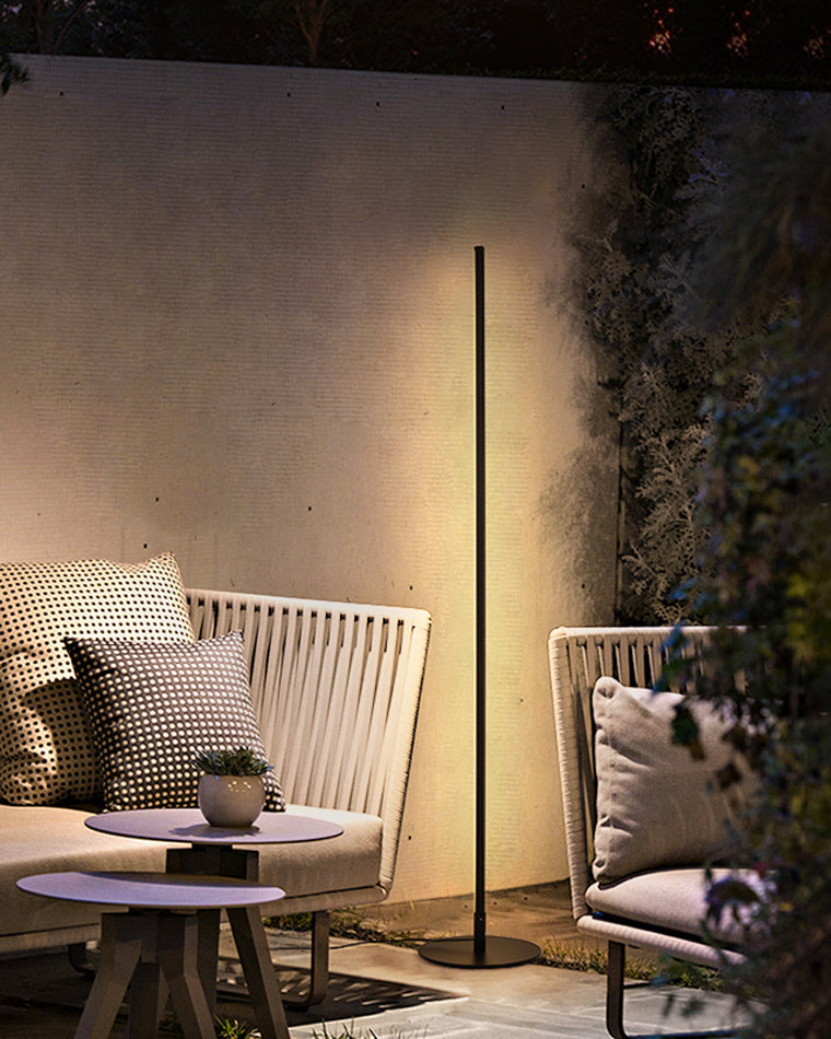 WOMO Lampadaire Extérieur Solaire sur Tige-WM9015