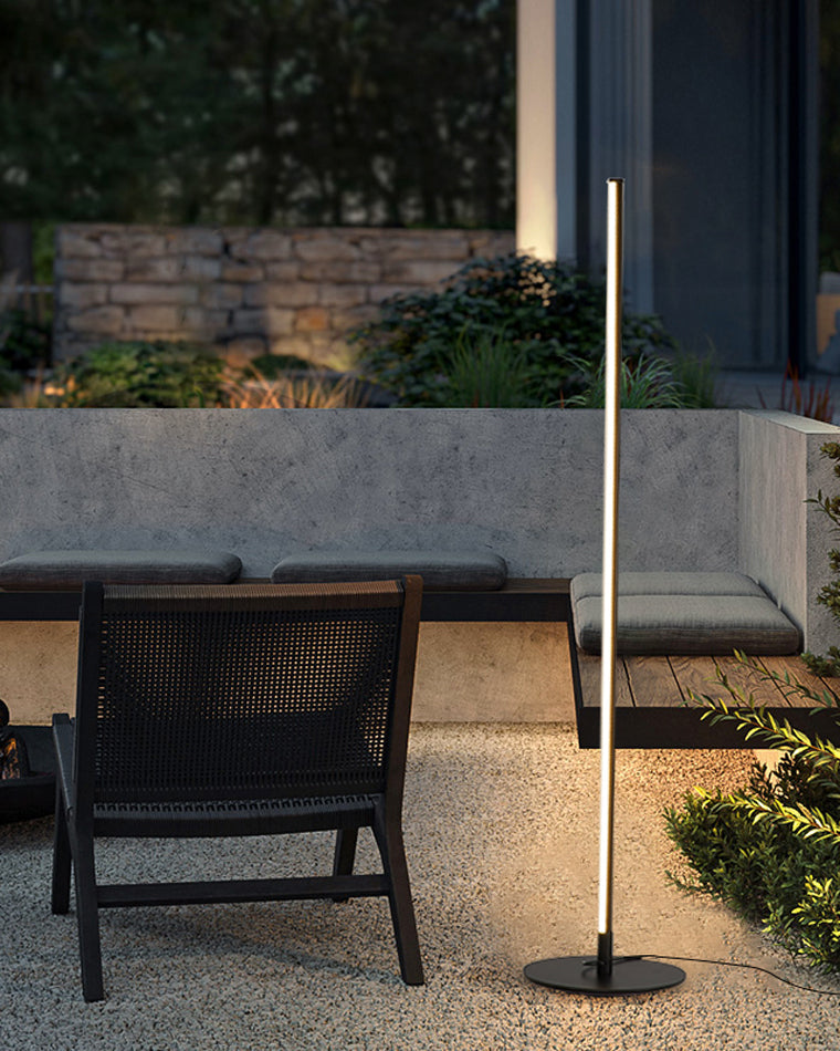WOMO Lampadaire Extérieur Solaire sur Tige-WM9015