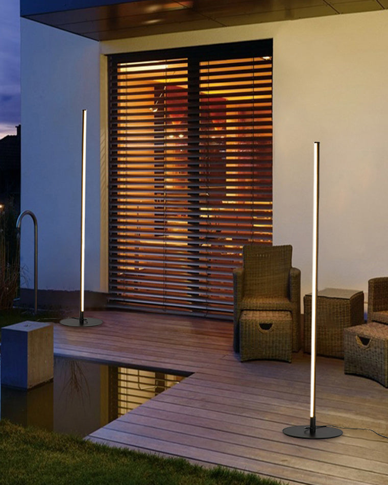 WOMO Lampadaire Extérieur Solaire sur Tige-WM9015