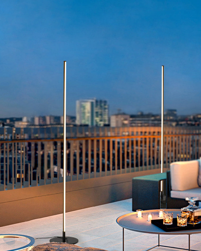 WOMO Lampadaire Extérieur Solaire sur Tige-WM9015