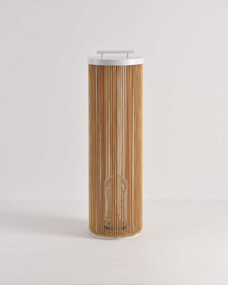 WOMO Lanterne Solaire Extérieure Portable en Osier - WM9020