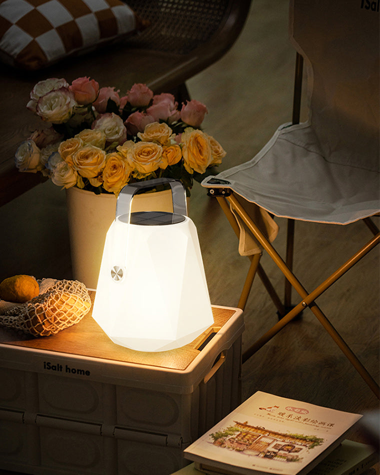 WOMO Lanterne Solaire Rechargeable Teintée - WM9022