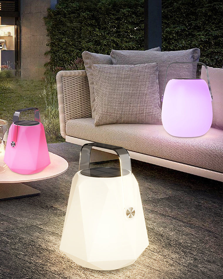 WOMO Lanterne Solaire Rechargeable Teintée - WM9022