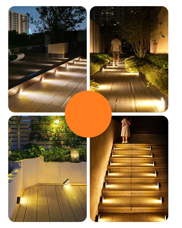 WOMO Luminaire Solaire pour Terrasse avec Détecteur de Mouvement - WM9023