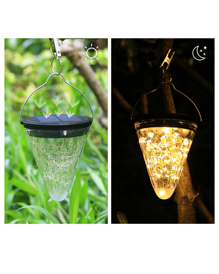 WOMO Lanterne Hue fraise suspendue solaire-WM9040