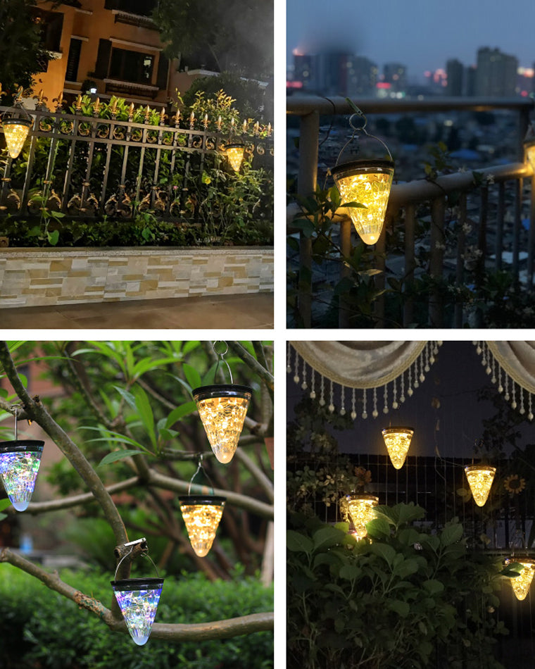 WOMO Lanterne Hue fraise suspendue solaire-WM9040